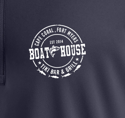 Men's Boathouse Quarter Zip – The Boathouse Tiki Bar & Grill Store