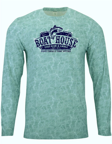 Boat House Water Long Logo Sleeve Shirt