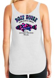 Women's Relaxed Fit Red Fish Tank Top