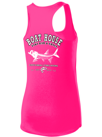 Women's BCA Edition Bonefish Hot Pink Tank